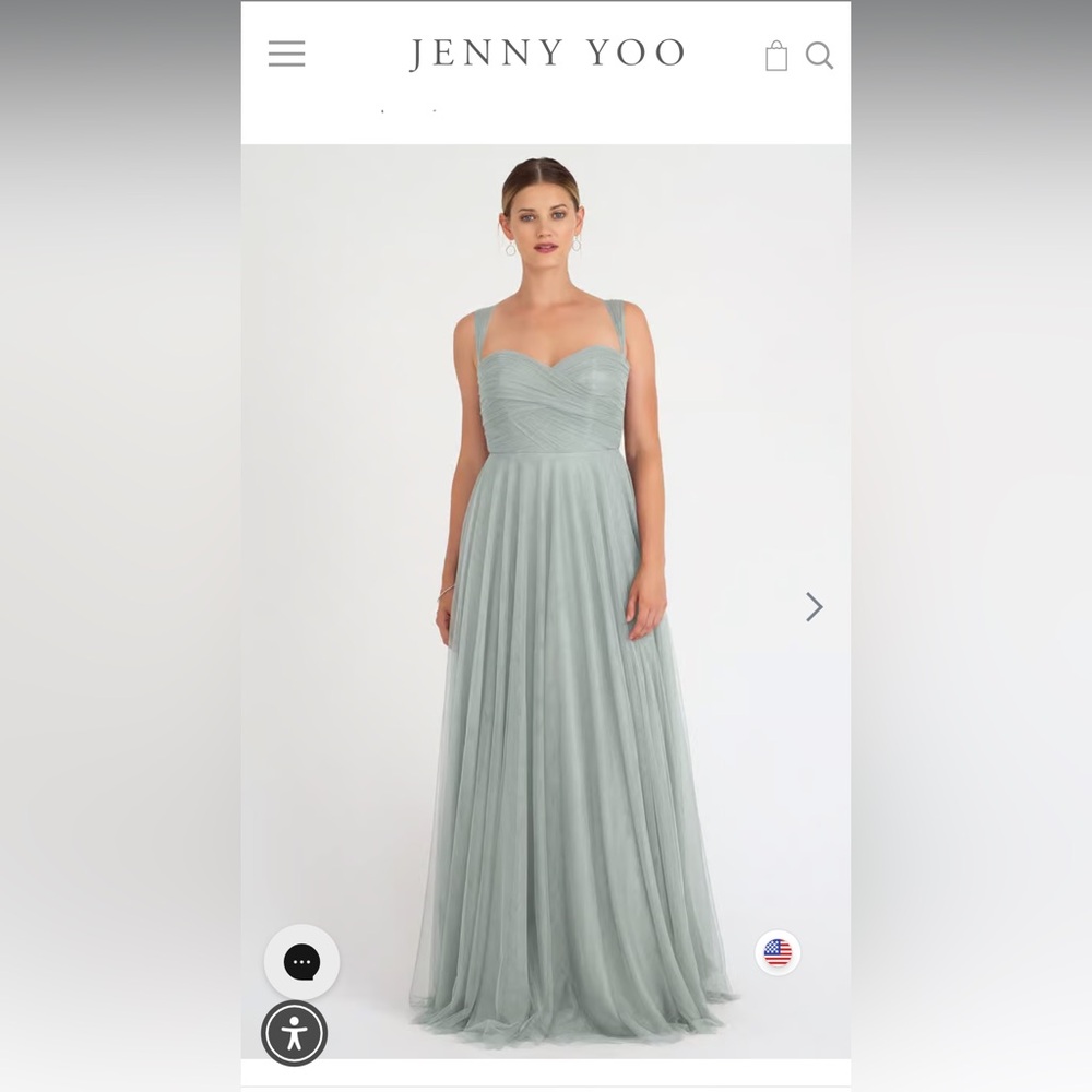 Jenny Yoo Light Blue Wedding Dress